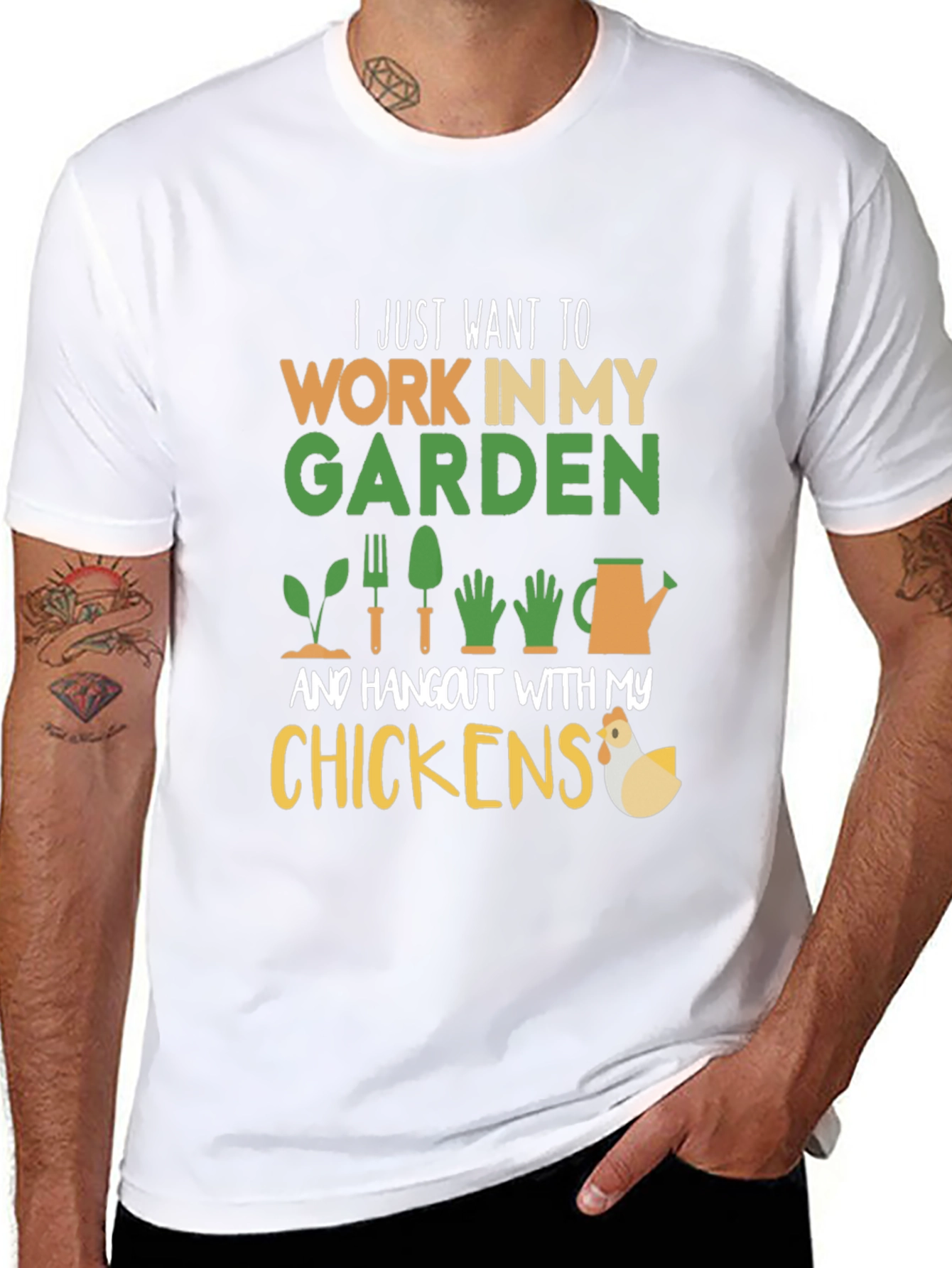 Gardening and Chickens T-Shirt