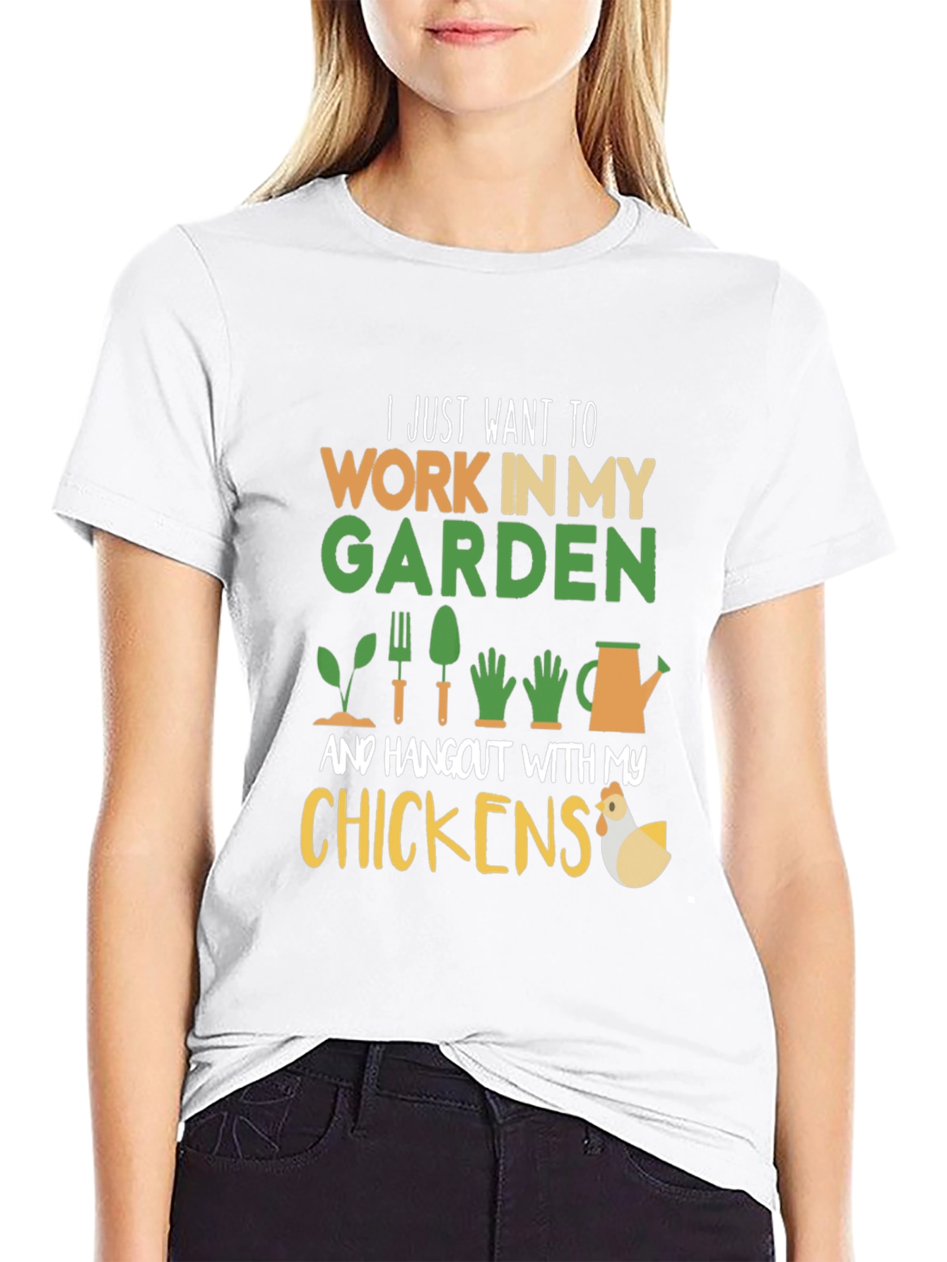 Gardening and Chickens T-Shirt