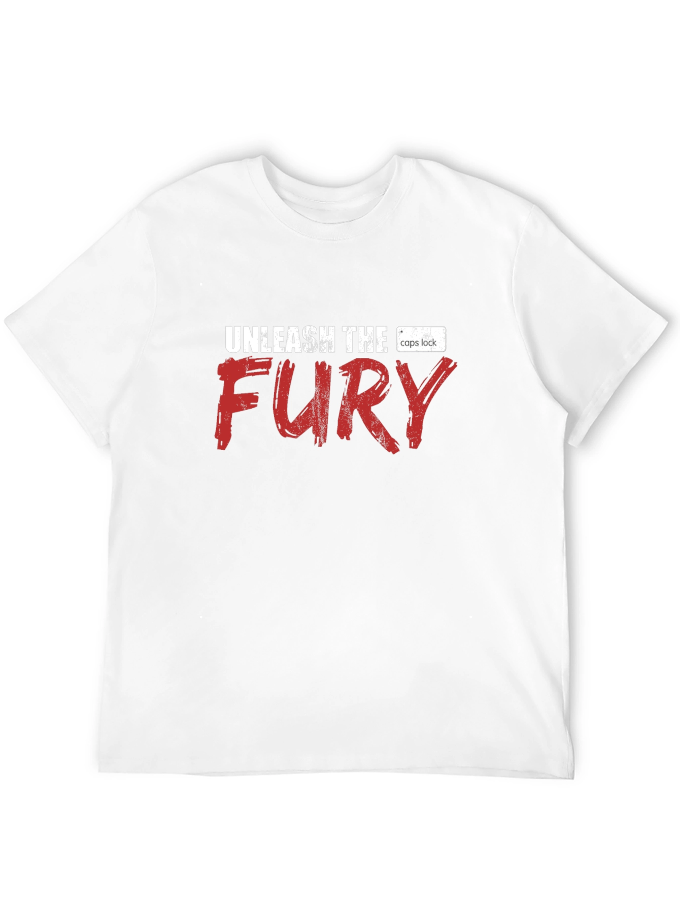Unleash the Fury Graphic Tee - Black Cotton