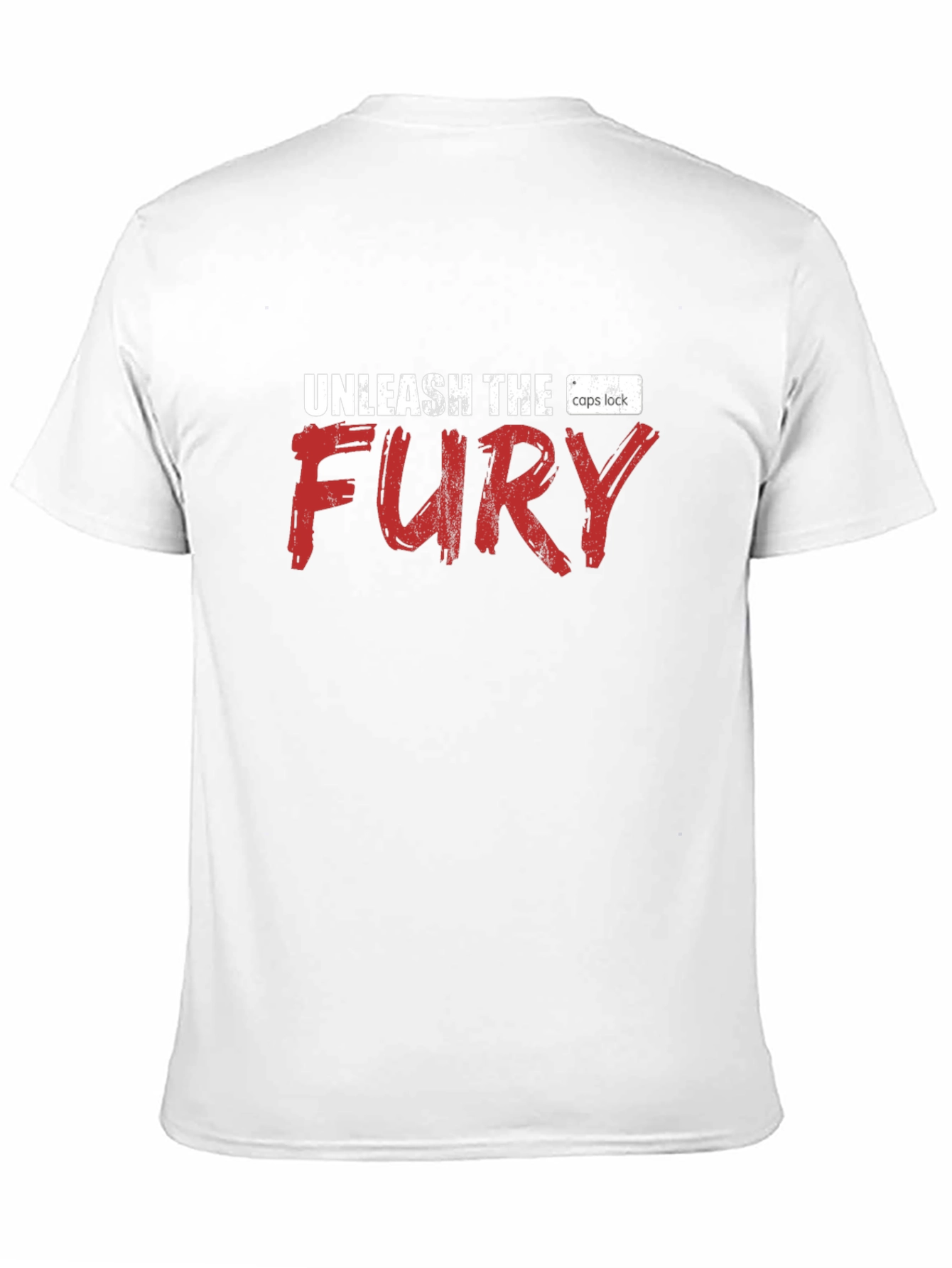 Unleash the Fury Graphic Tee - Black Cotton