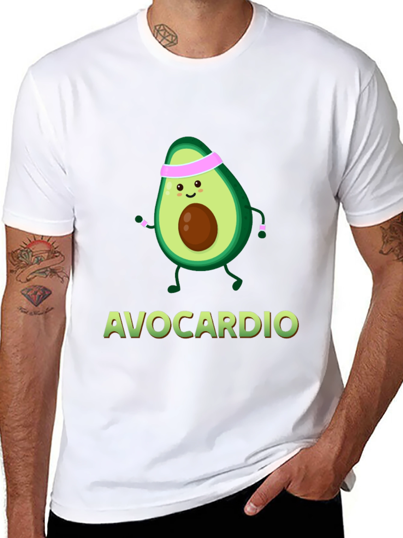 Avocardio Workout T-Shirt - Fun Fitness Tee
