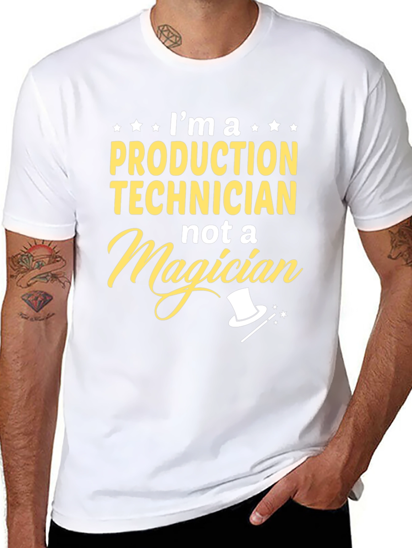 Production Technician T-Shirt - Not a Magician