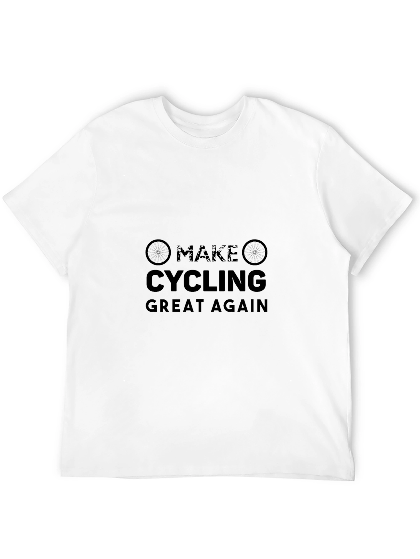 Make Cycling Great Again Black T-Shirt