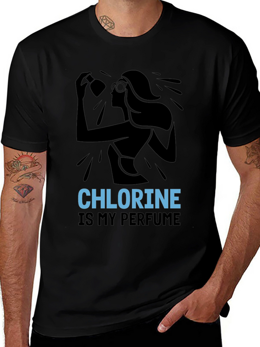 Chlorine Perfume T-Shirt - Swimmer Apparel