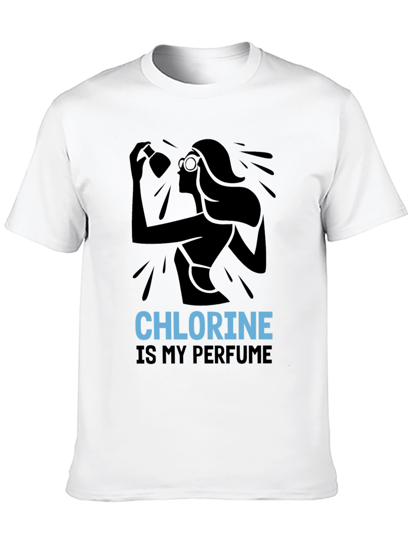 Chlorine Perfume T-Shirt - Swimmer Apparel