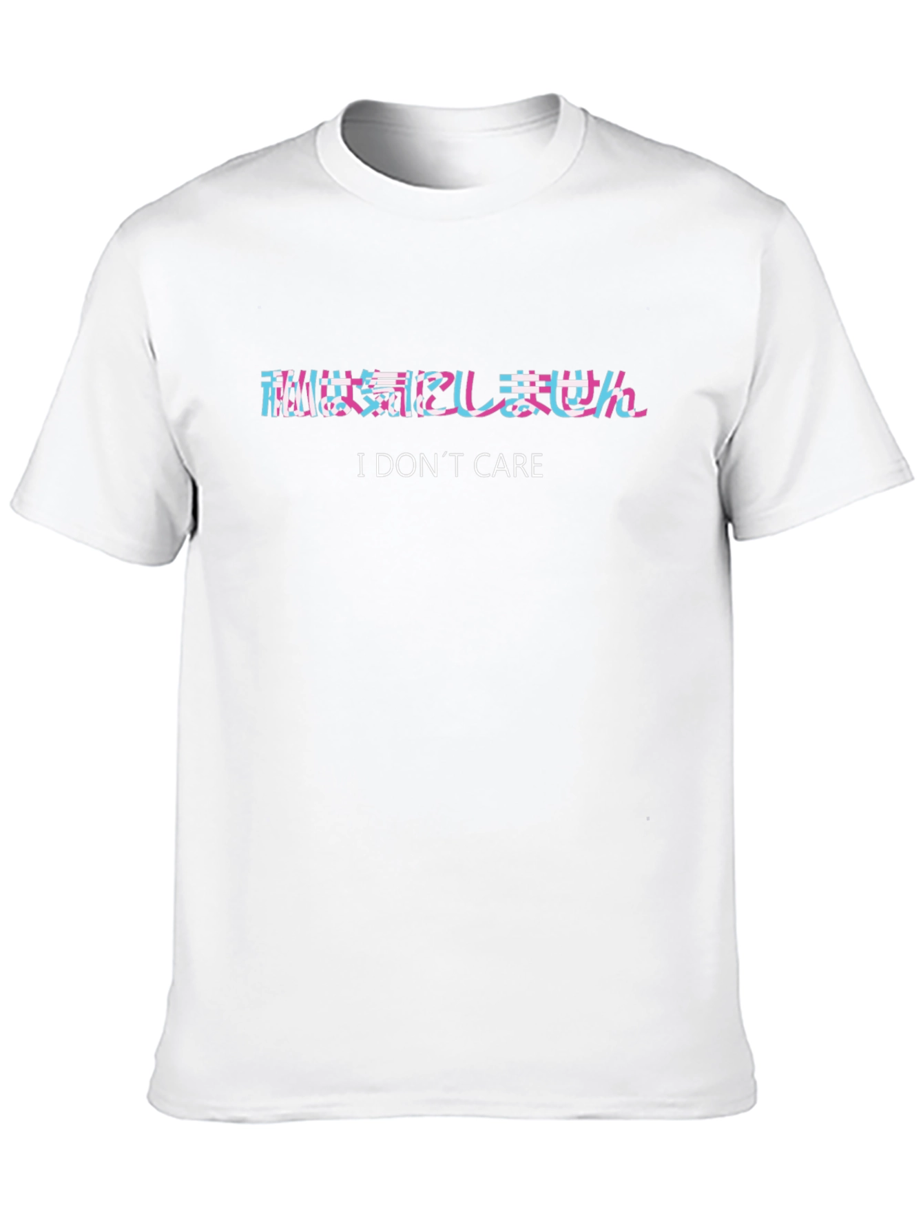 I Dont Care Graphic Tee - Black
