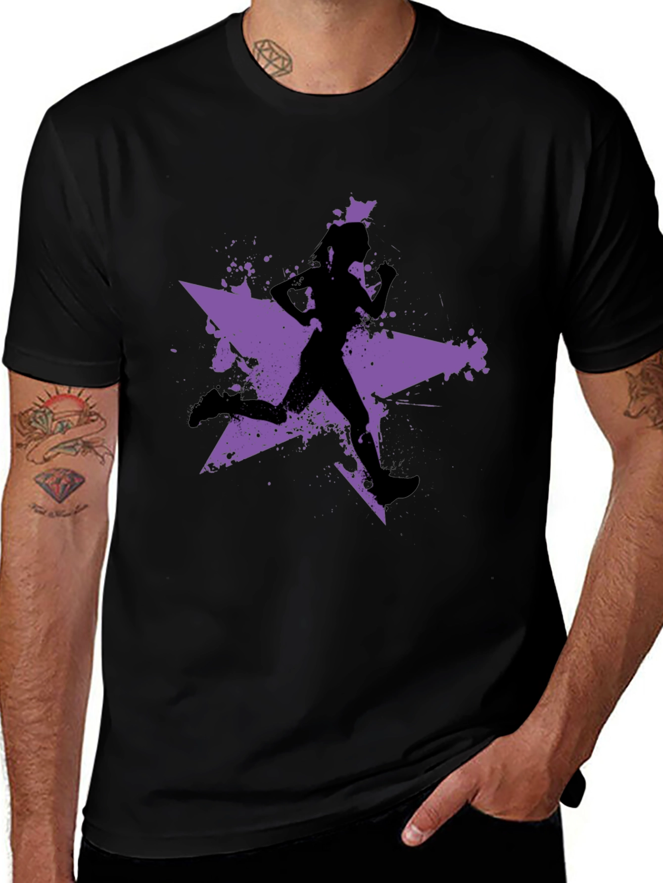 Runner Silhouette Star T-Shirt
