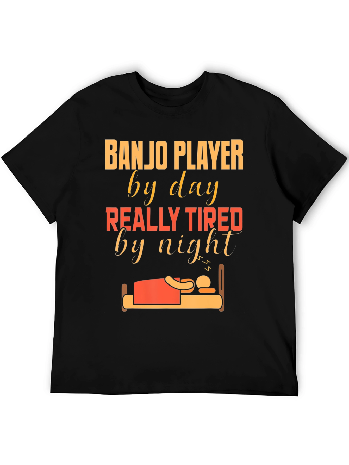 Banjo Player Tired T-Shirt