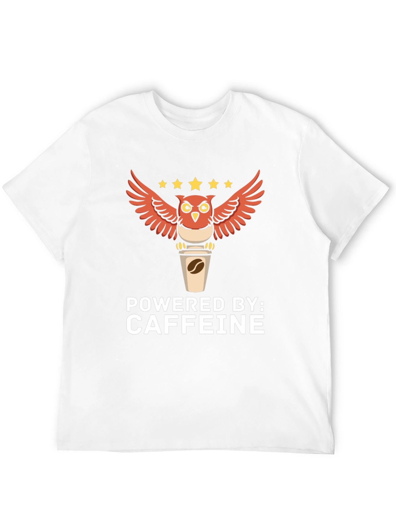 Caffeine Powered Owl T-Shirt
