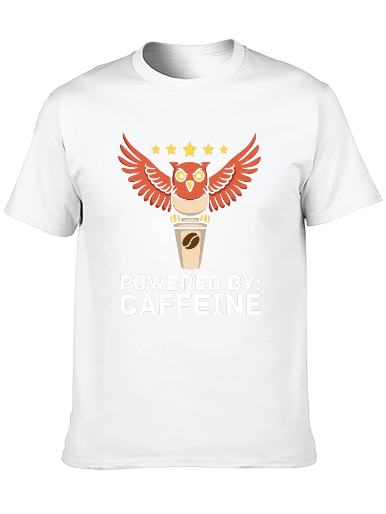 Caffeine Powered Owl T-Shirt