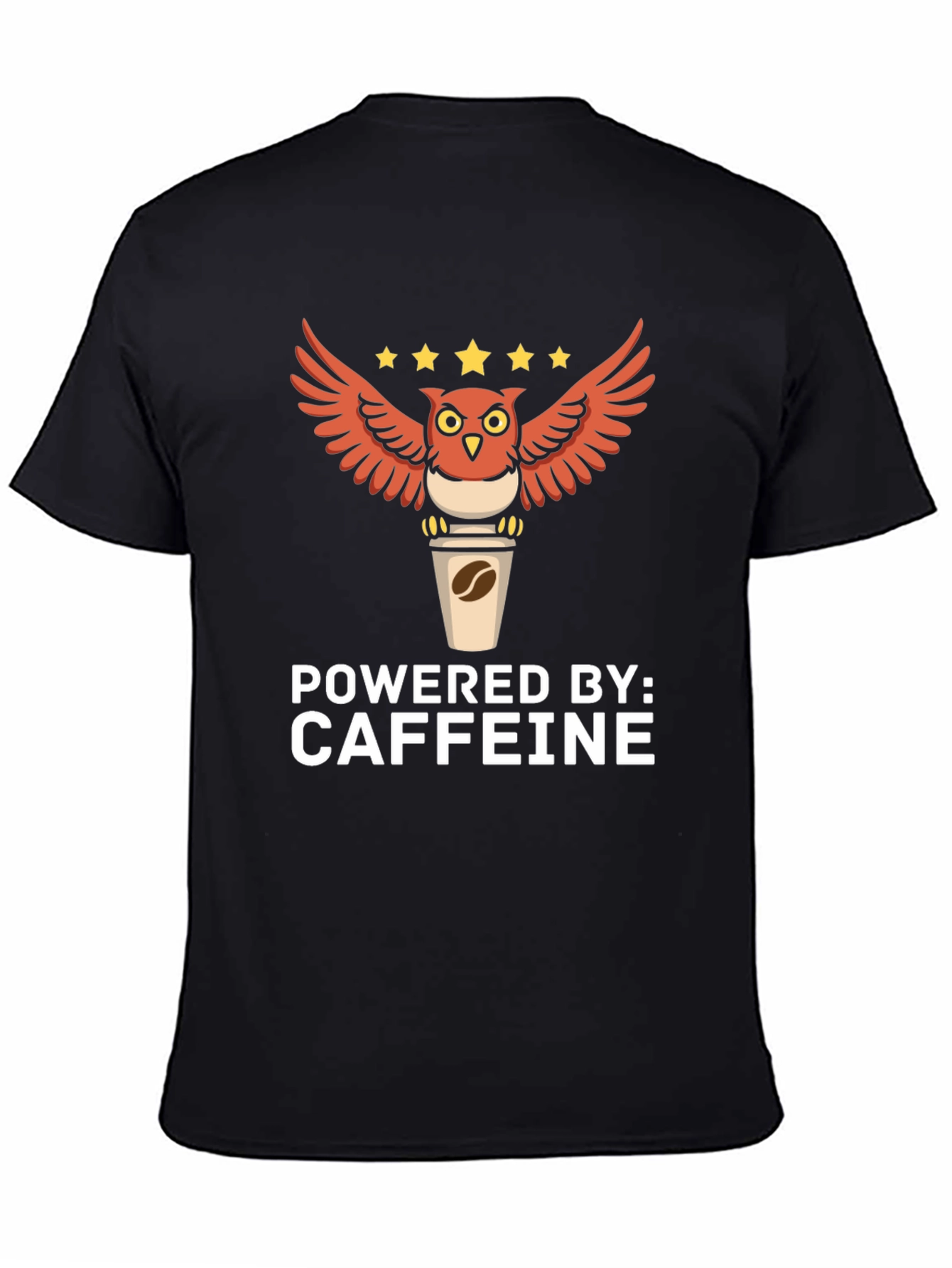 Caffeine Powered Owl T-Shirt
