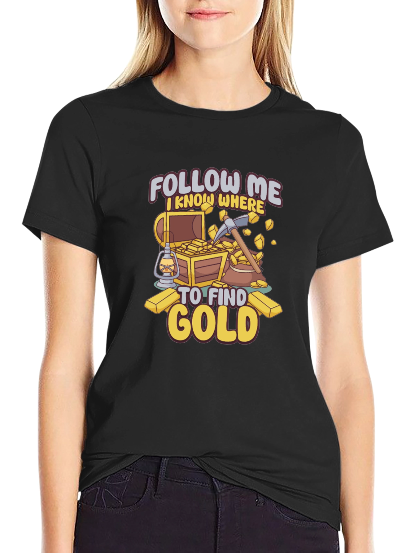 Follow Me Gold Mining T-Shirt - Prospector Tee