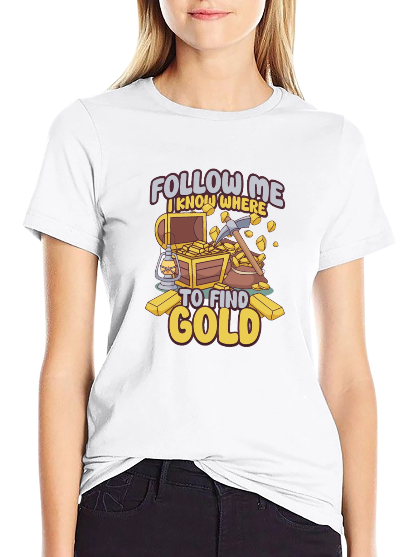 Follow Me Gold Mining T-Shirt - Prospector Tee