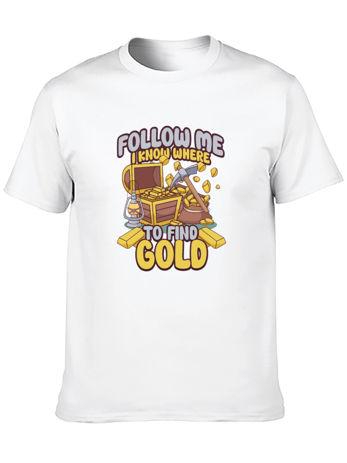Follow Me Gold Mining T-Shirt - Prospector Tee