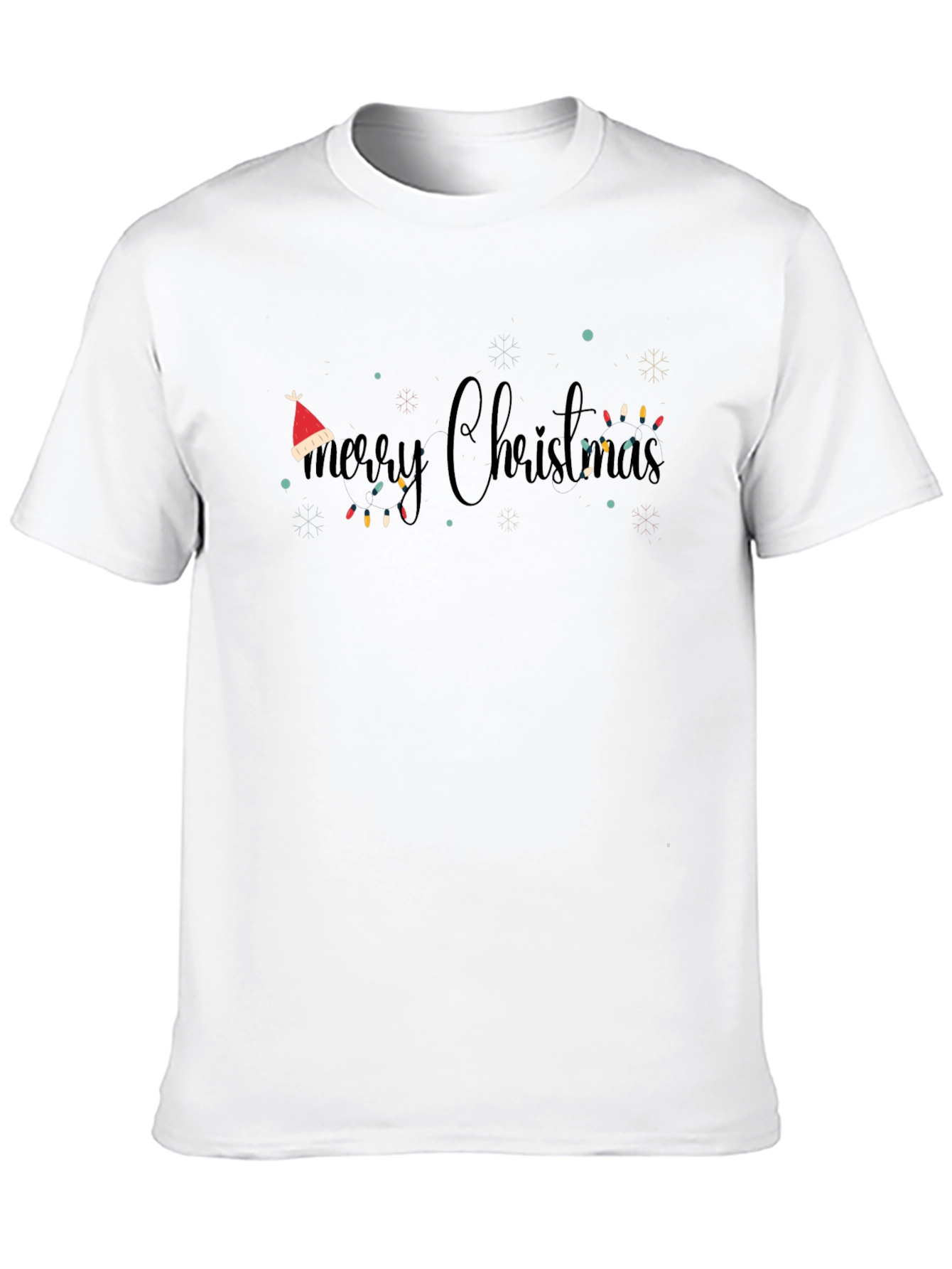 Merry Christmas Graphic Tee - Holiday Festive Shirt