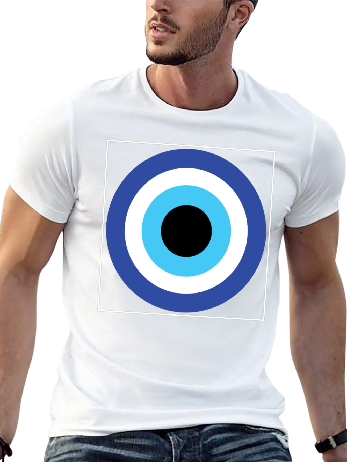 Evil Eye Graphic T-Shirt - Good Luck Charm