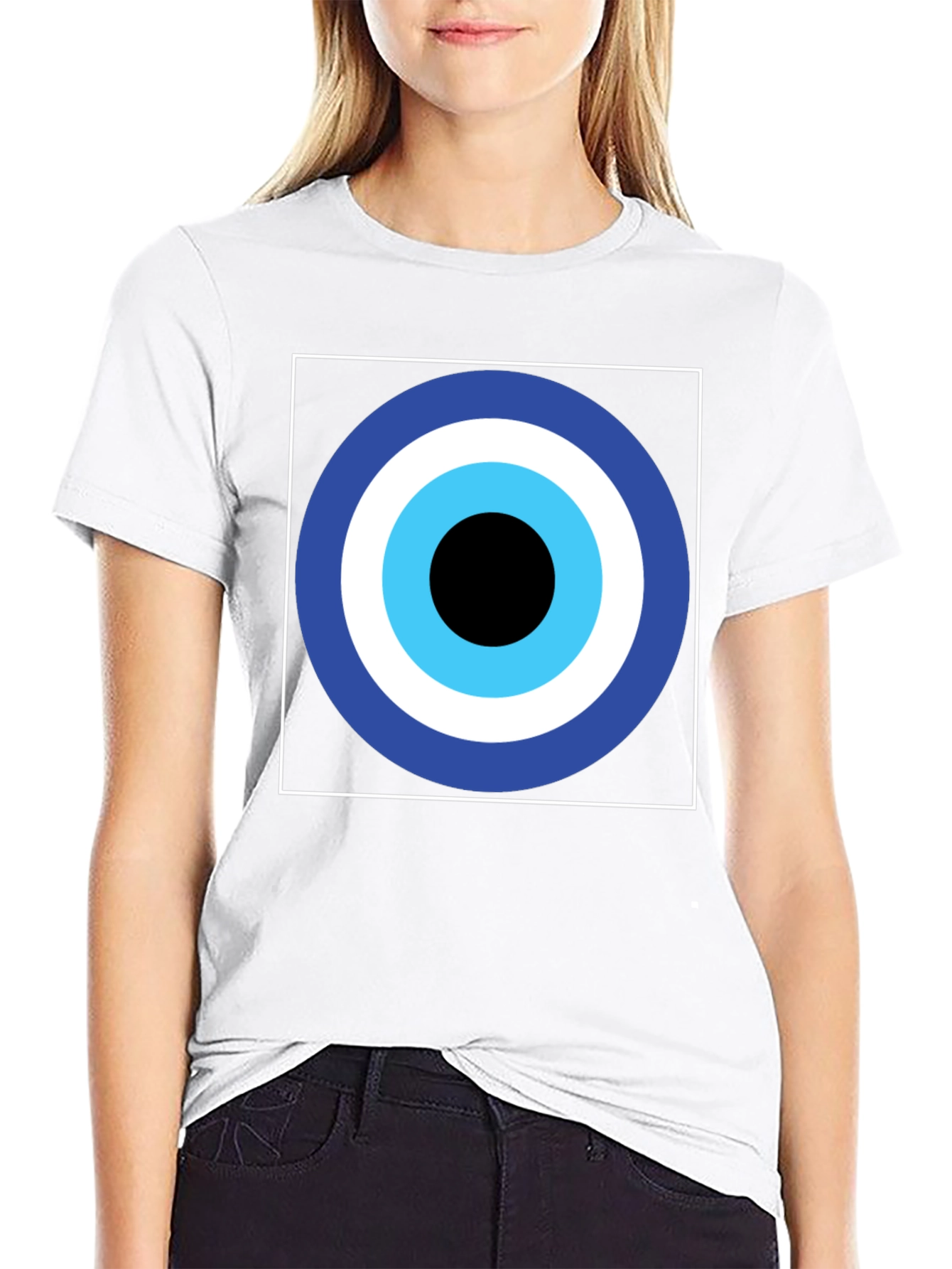 Evil Eye Graphic T-Shirt - Good Luck Charm