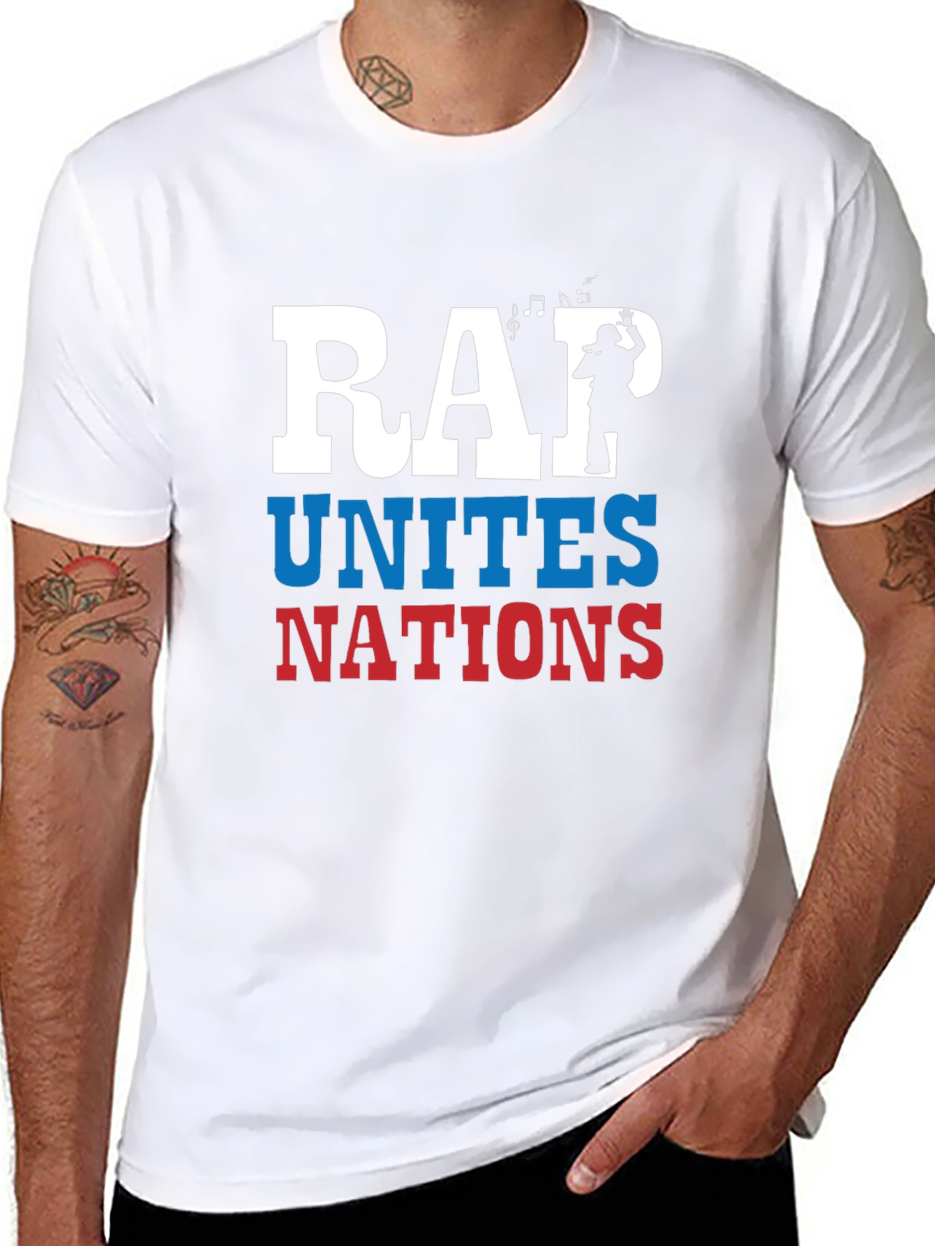 Rap Unites Nations Graphic T-Shirt