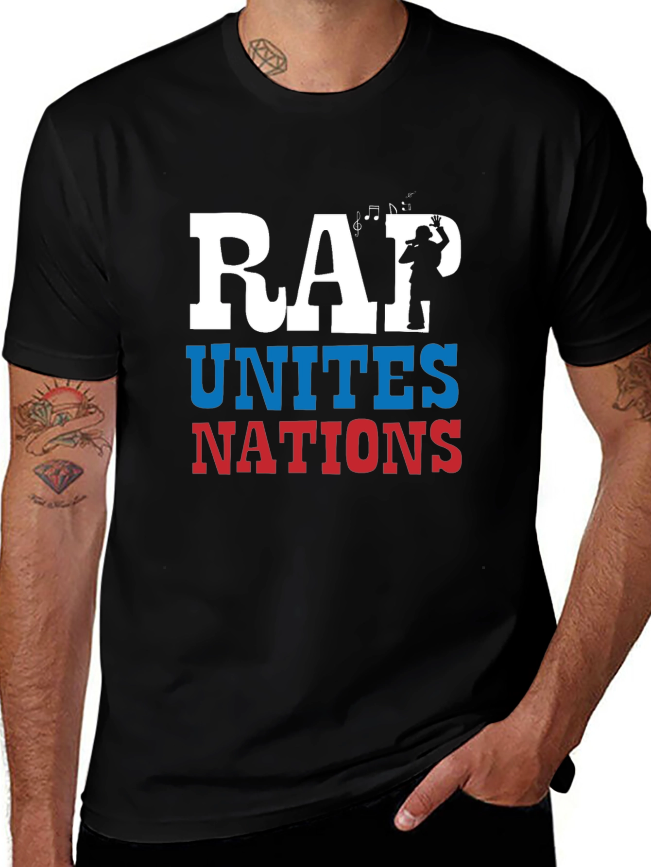 Rap Unites Nations Graphic T-Shirt