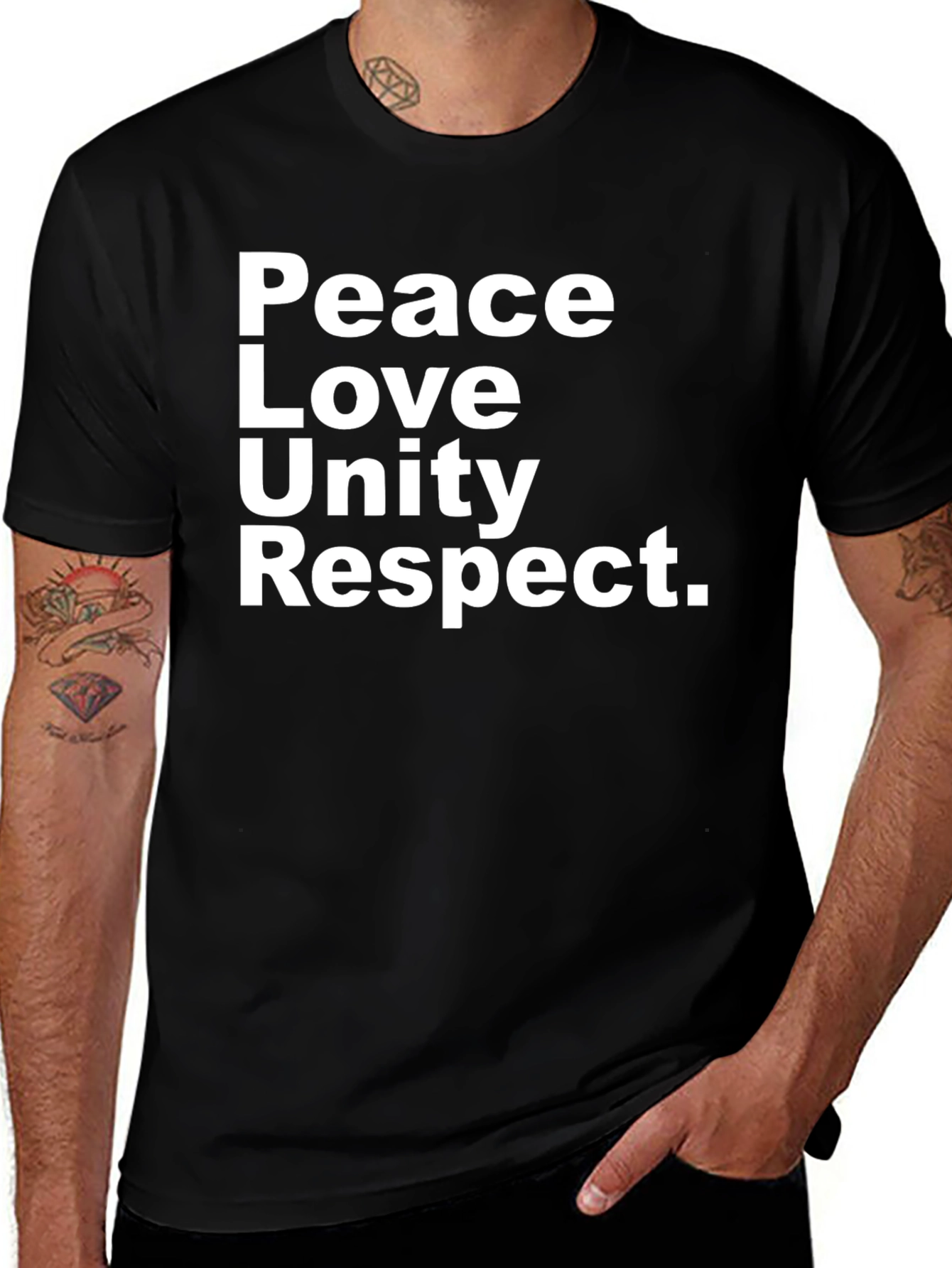 Peace Love Unity Respect T-Shirt