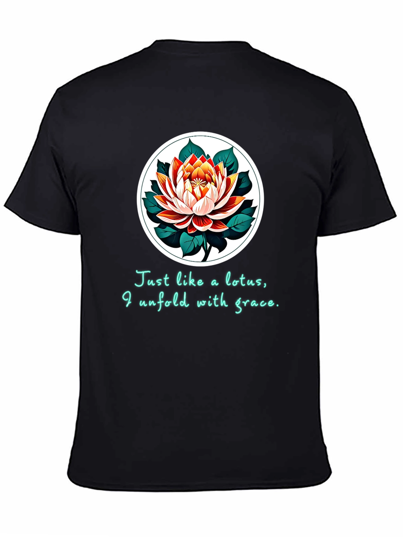 Lotus Grace T-Shirt - Unfold with Elegance