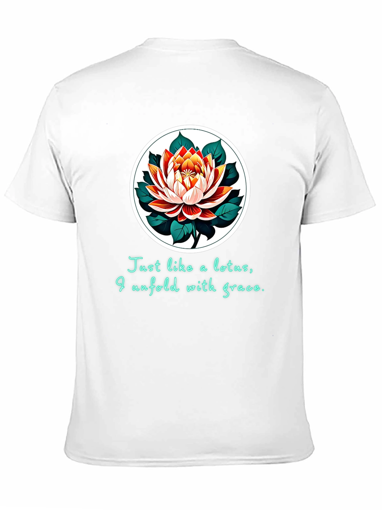 Lotus Grace T-Shirt - Unfold with Elegance