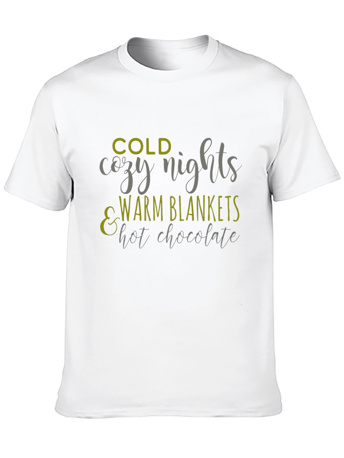 Cozy Winter Nights Graphic Tee - Warm & Stylish