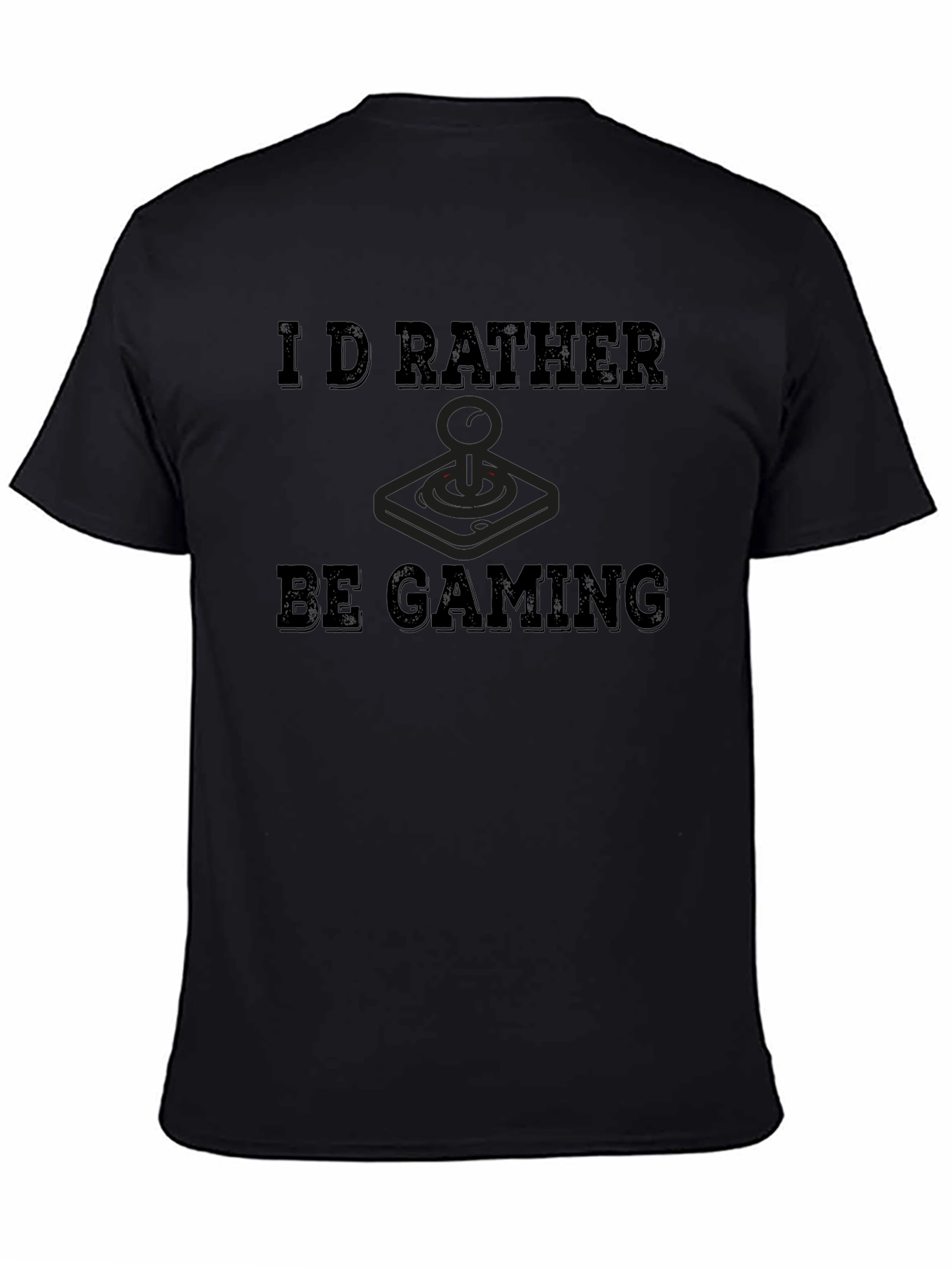 Id Rather Be Gaming T-Shirt - Black
