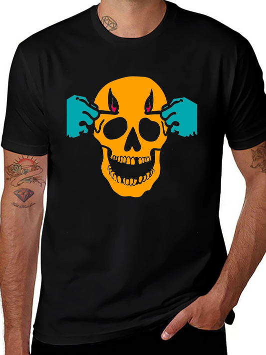 Skull Tee - Light Em Up! Graphic Print