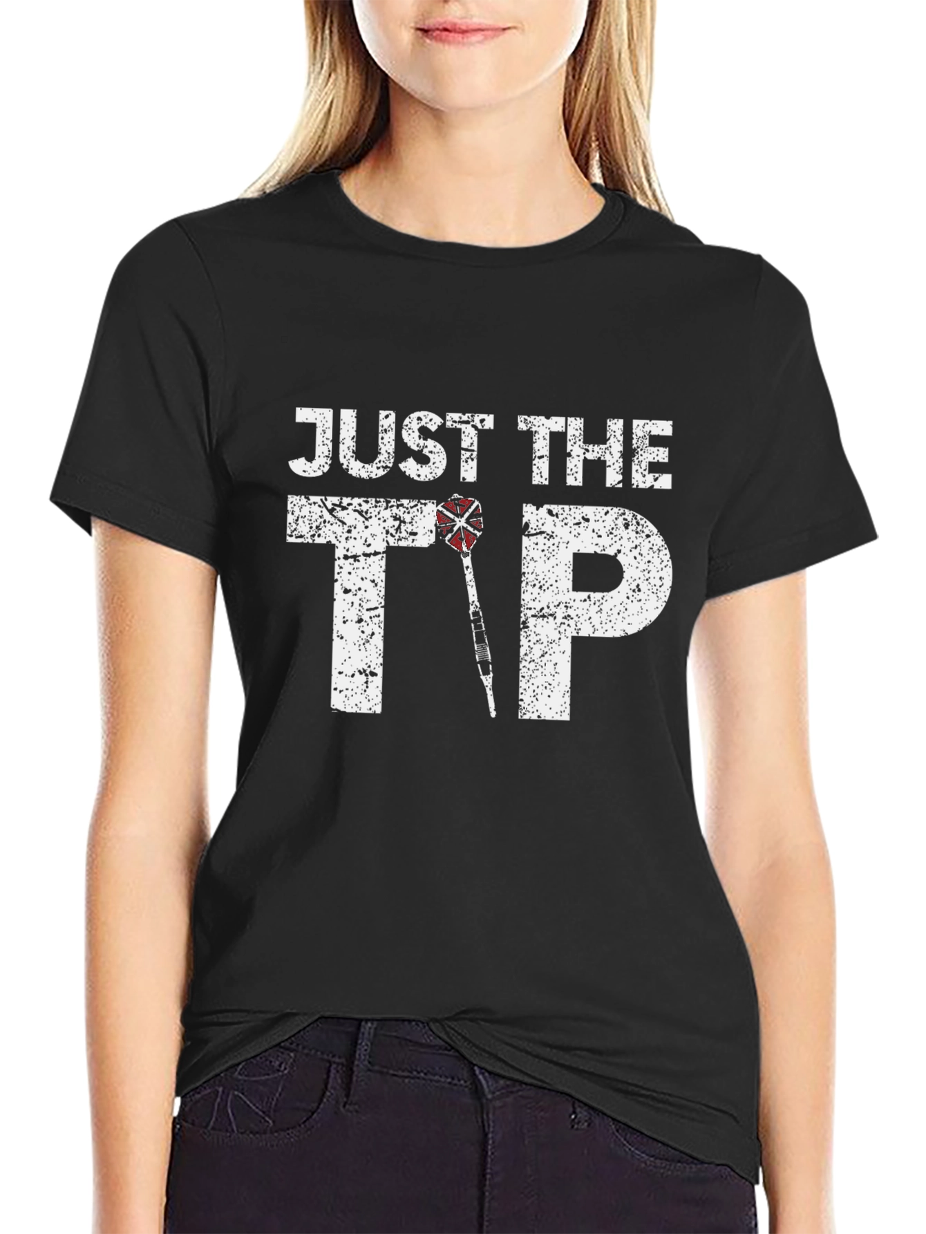 Just The Tip Funny Dart T-Shirt