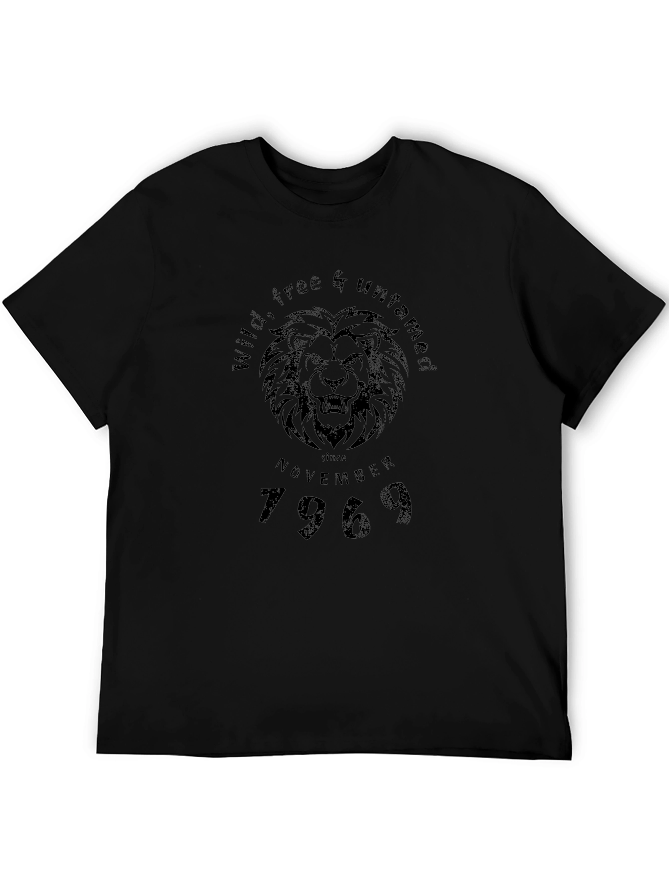 Wild & Untamed Lion Graphic T-Shirt - November 1969