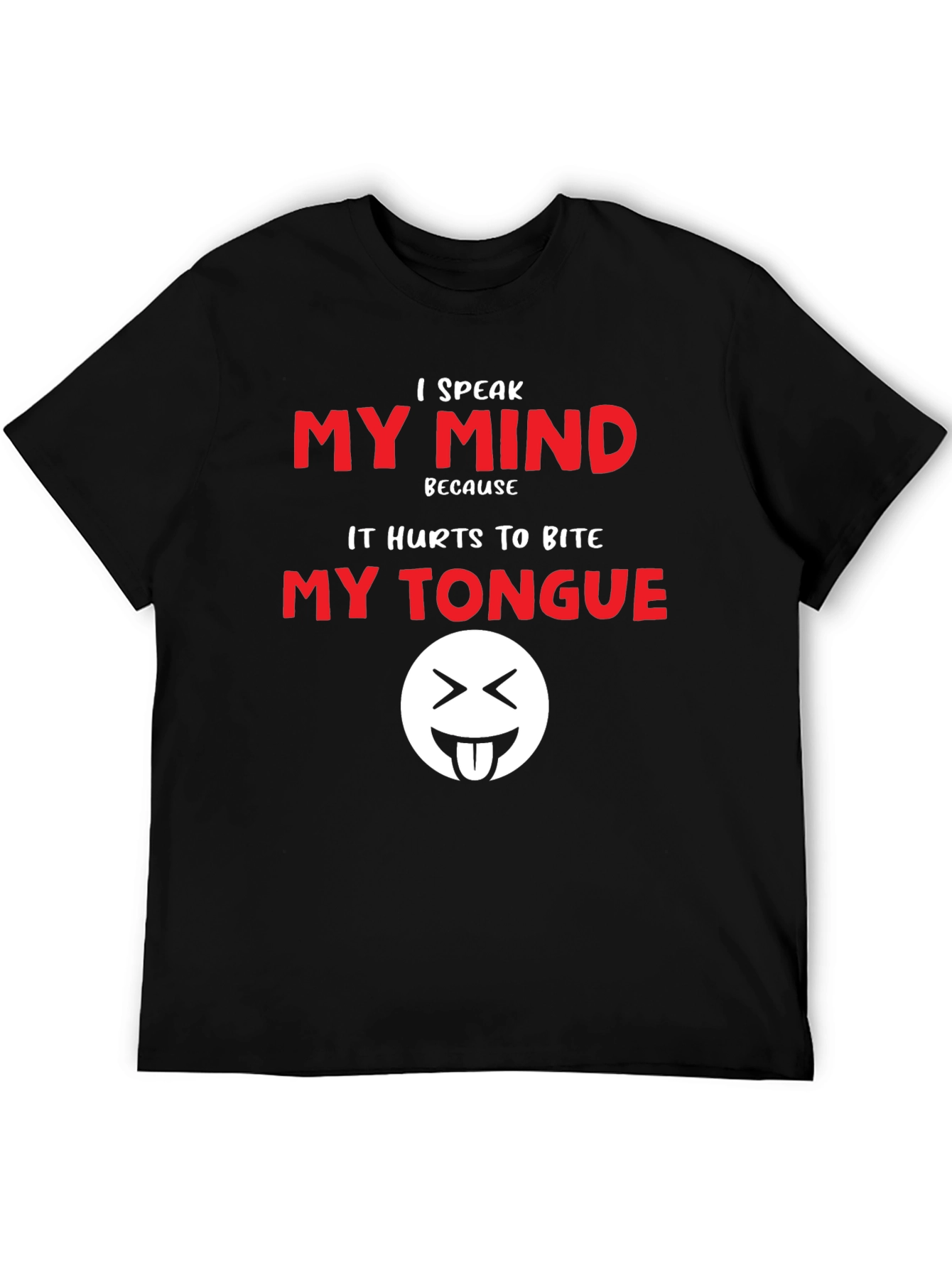 Speak My Mind Black T-Shirt