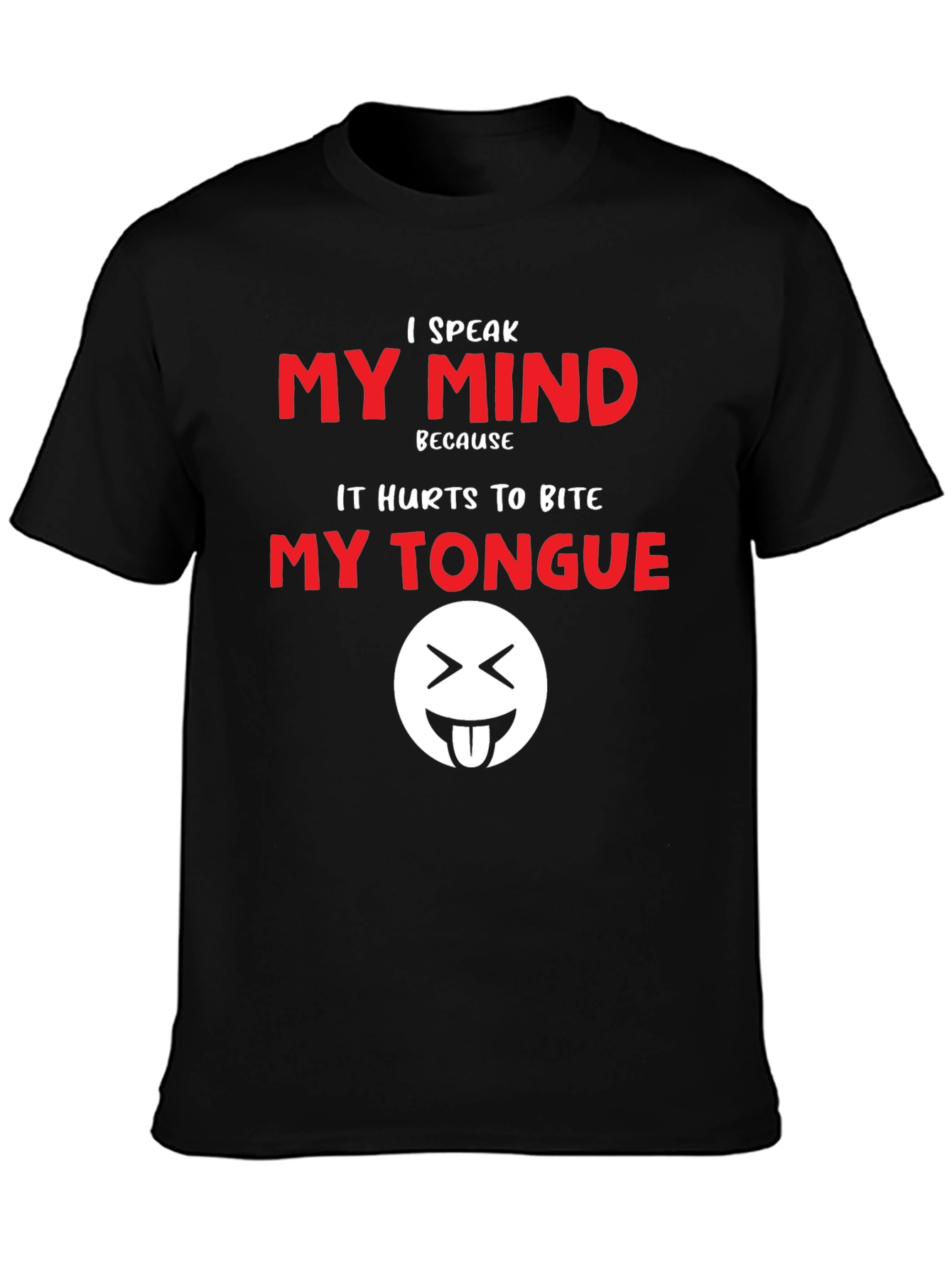Speak My Mind Black T-Shirt