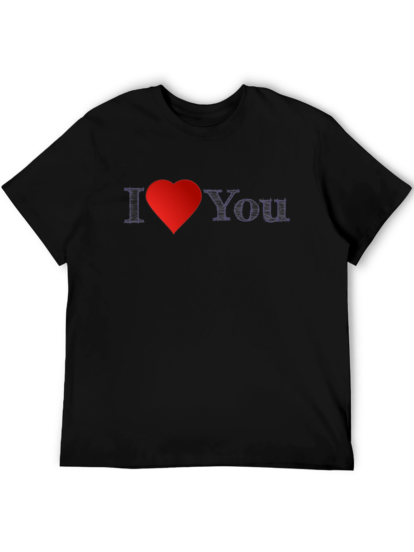 I Heart You Black T-Shirt