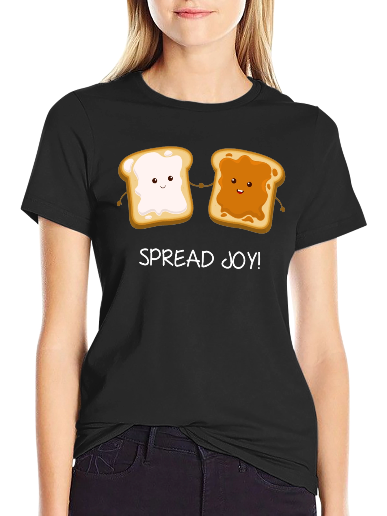 Spread Joy T-Shirt: Peanut Butter & Jelly Cartoon