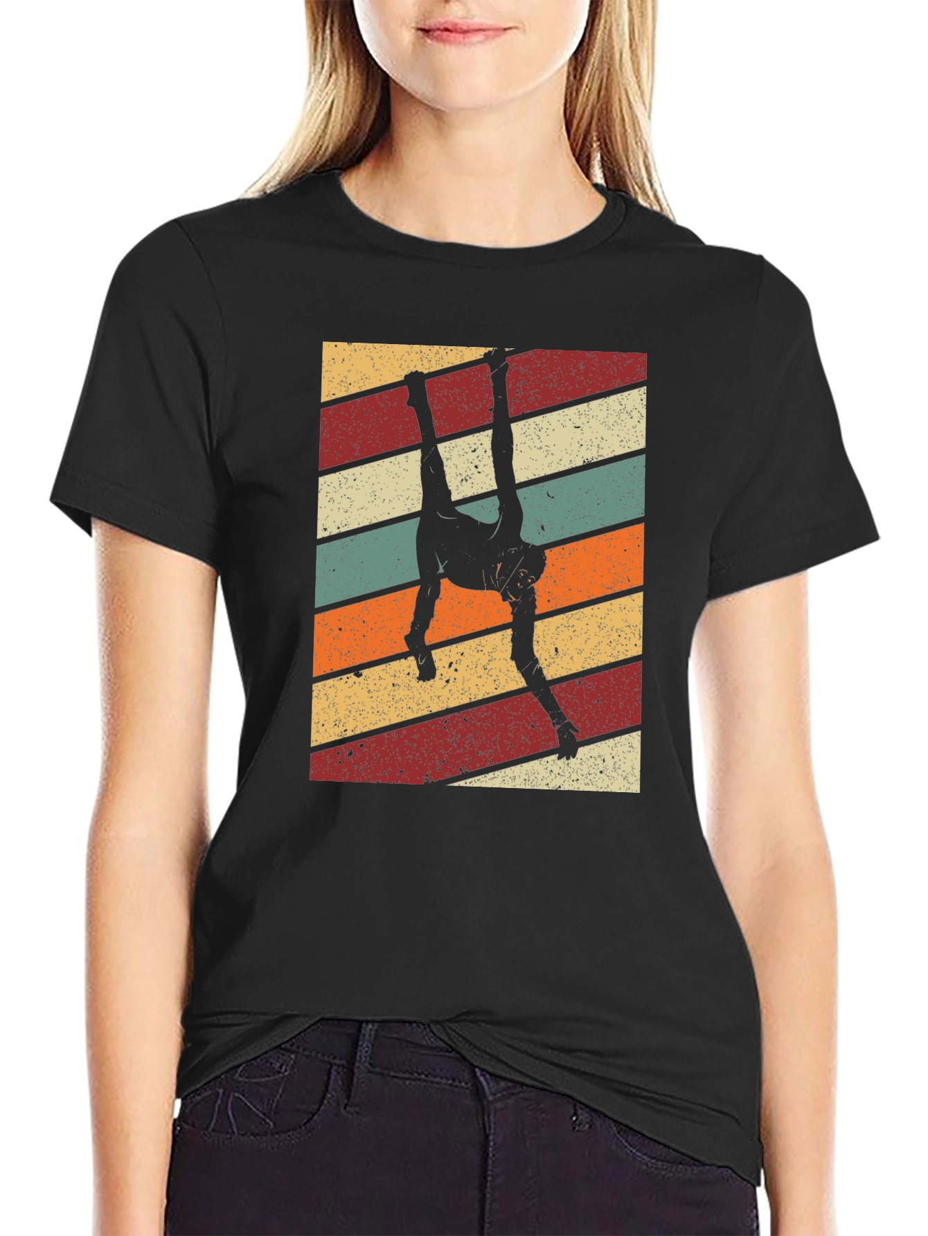 Retro Hanging Monkey Graphic Tee