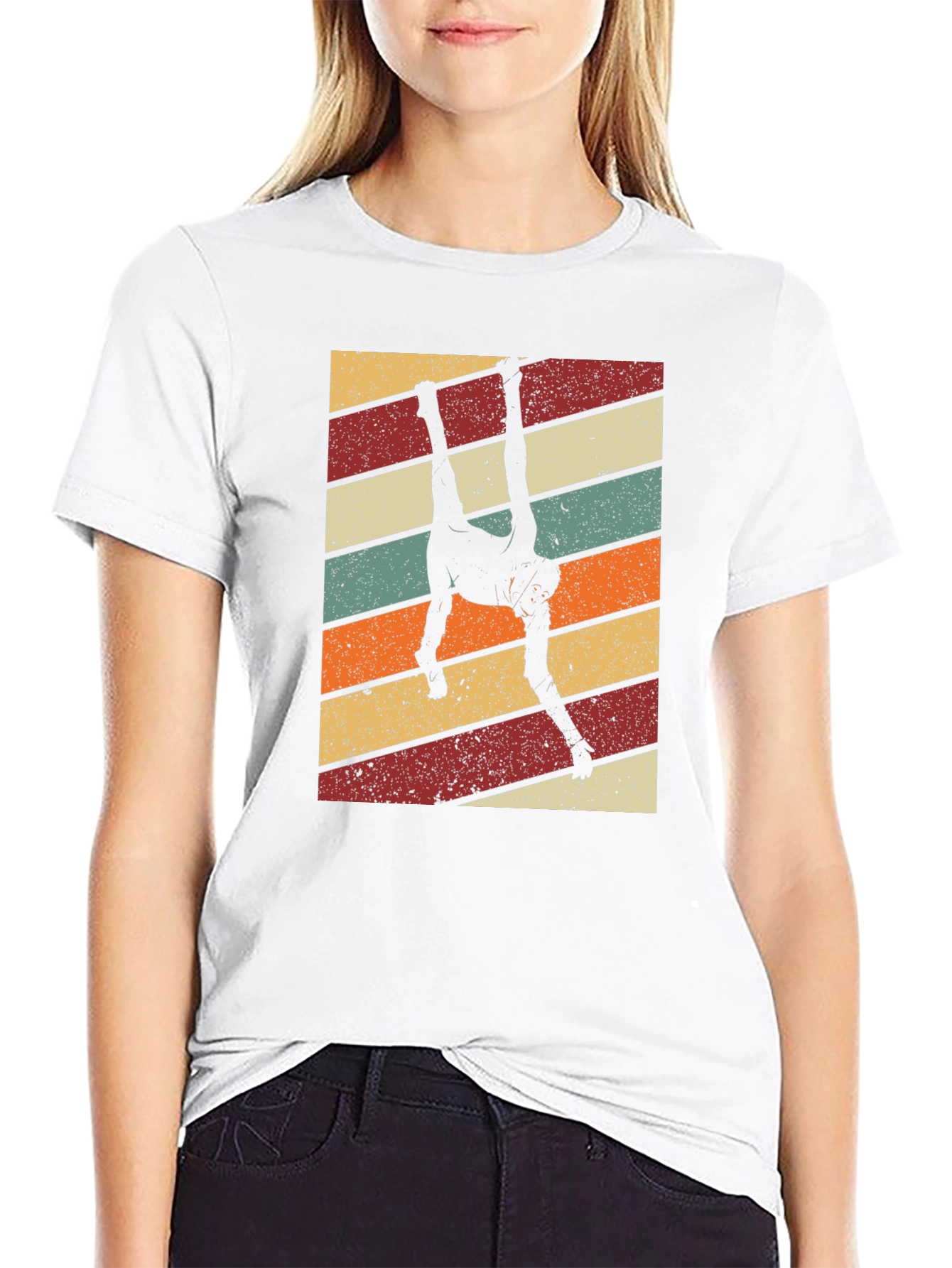 Retro Hanging Monkey Graphic Tee