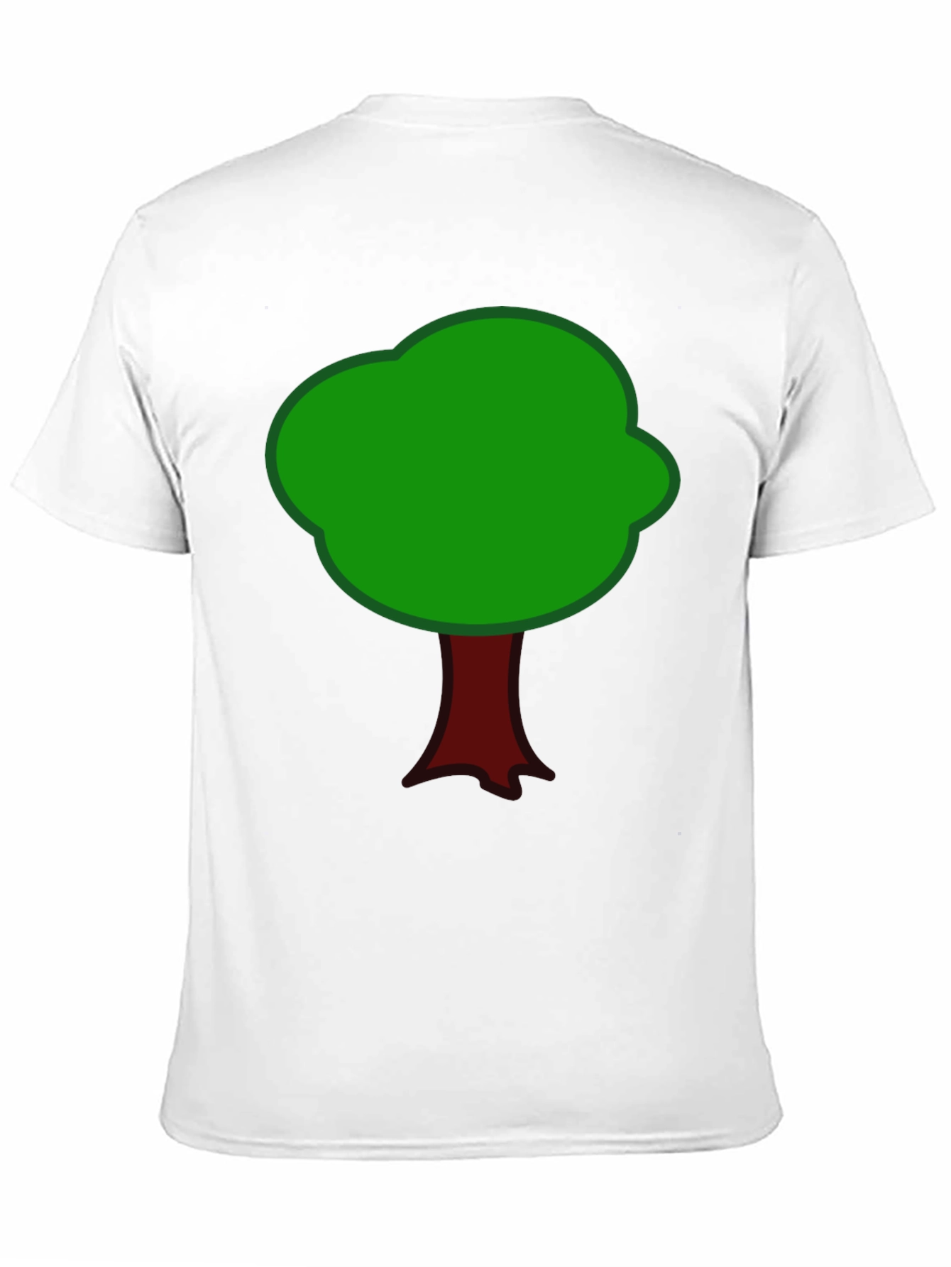 Cartoon Tree Graphic T-Shirt