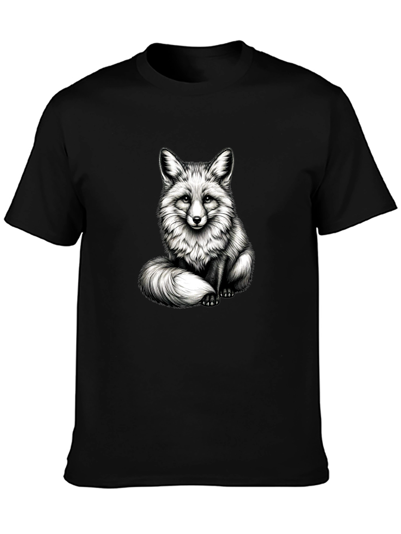 Fox Graphic Black T-Shirt