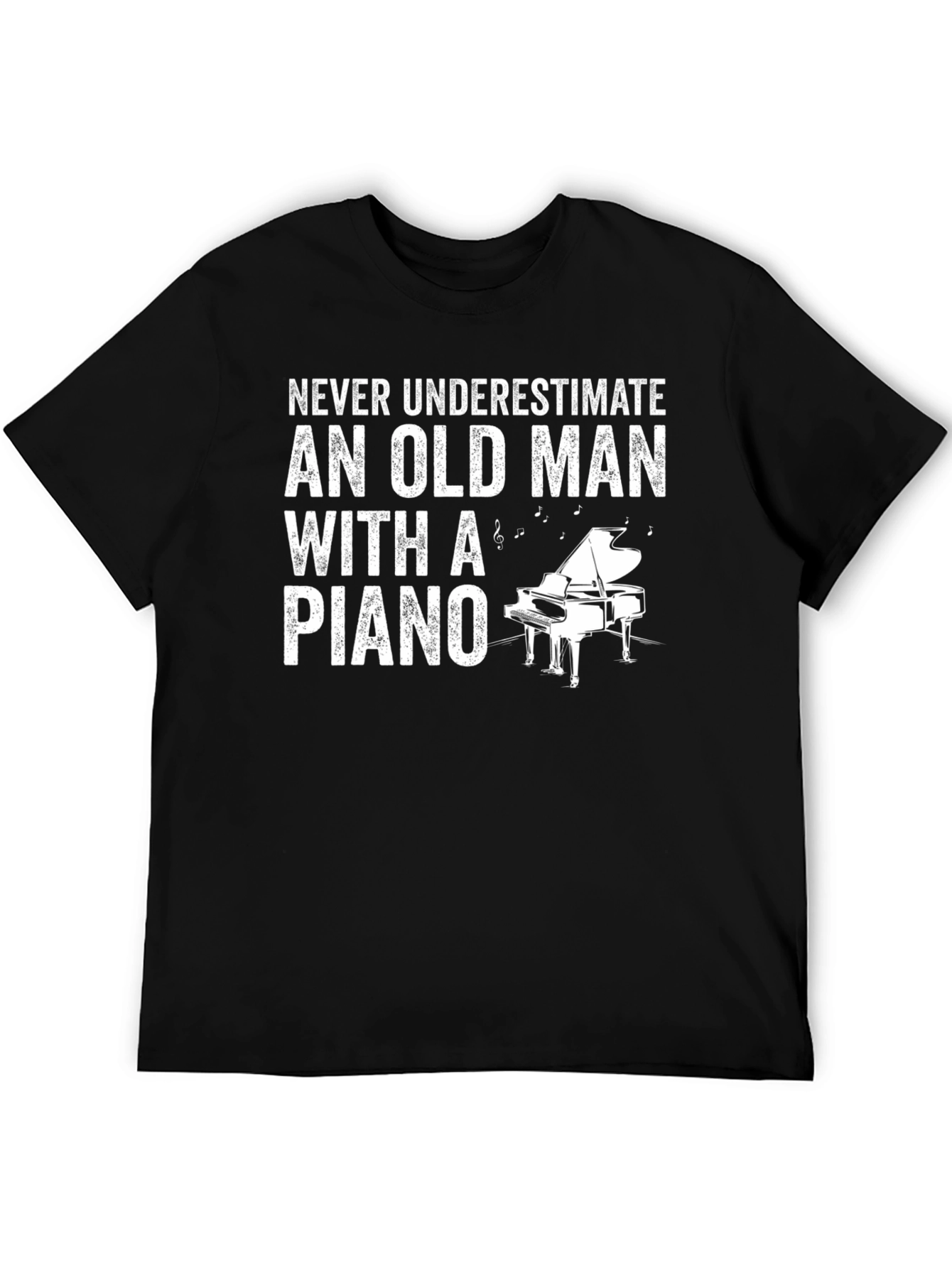 Old Man Piano T-Shirt