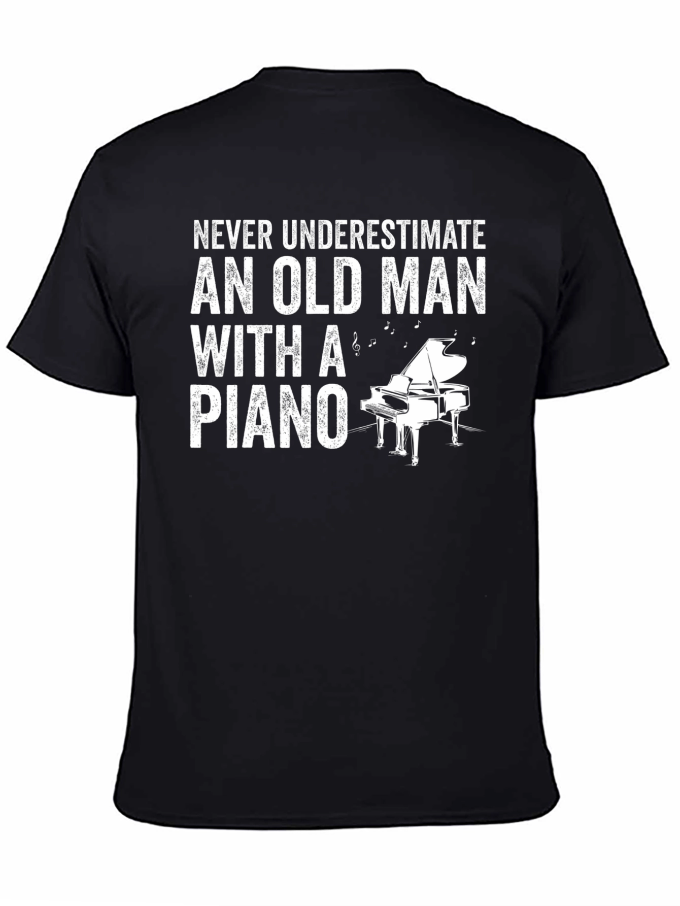 Old Man Piano T-Shirt