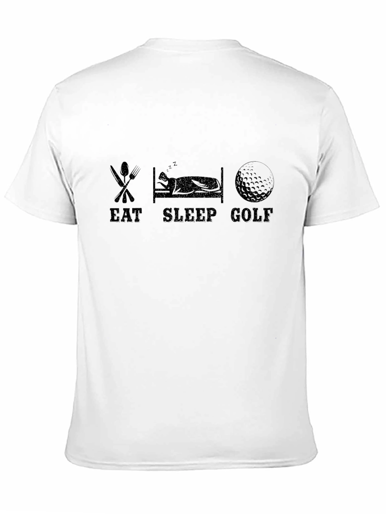 Eat Sleep Golf T-Shirt - Funny Golfer Tee