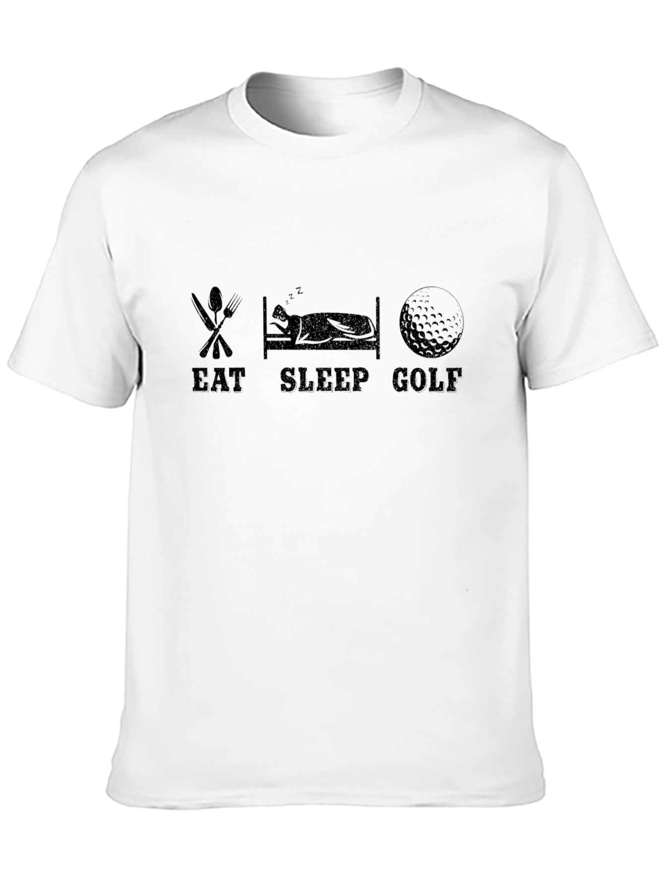 Eat Sleep Golf T-Shirt - Funny Golfer Tee