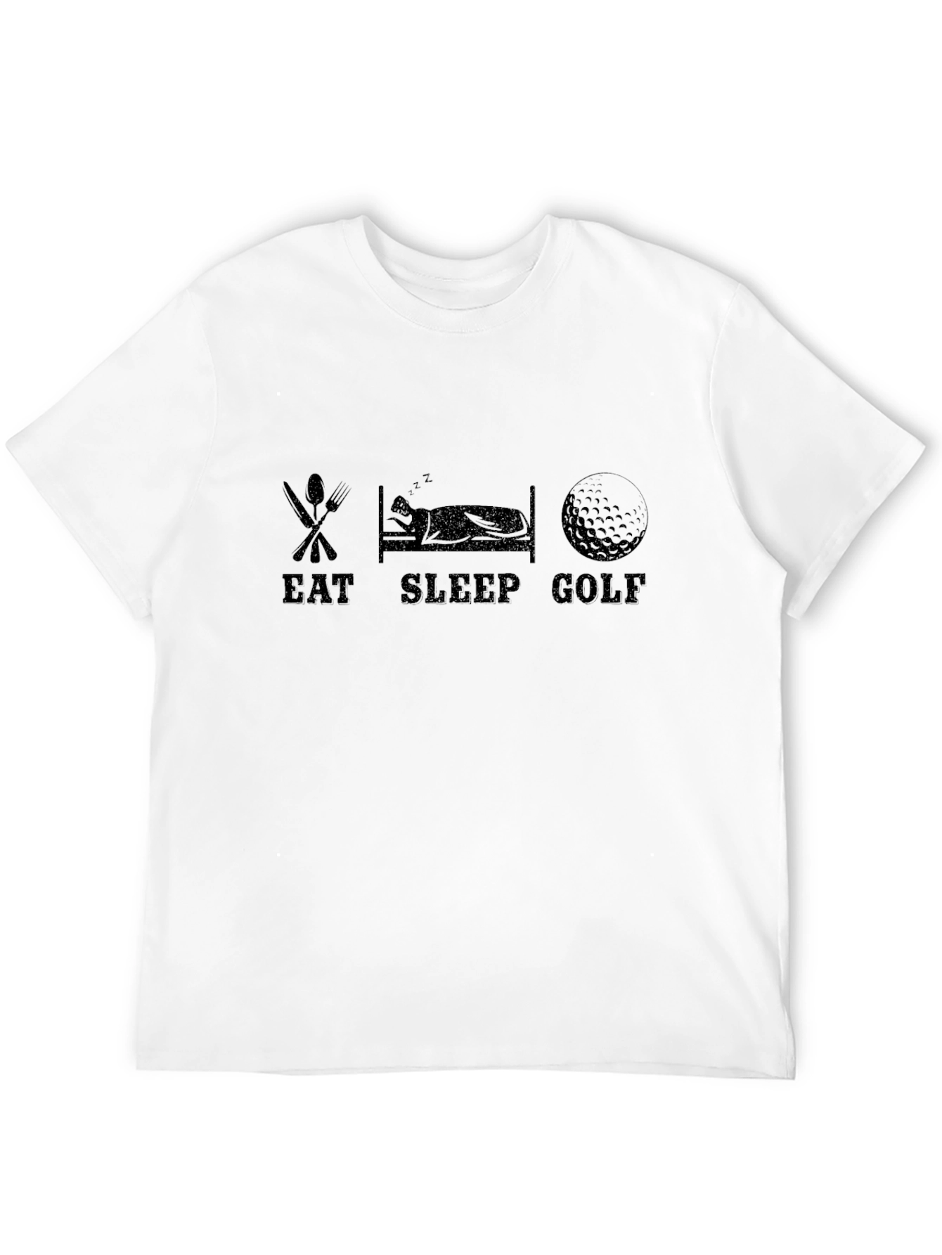 Eat Sleep Golf T-Shirt - Funny Golfer Tee