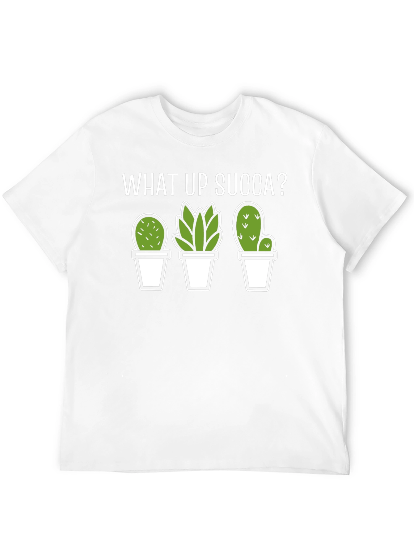 What Up Succa? Funny Cactus T-Shirt