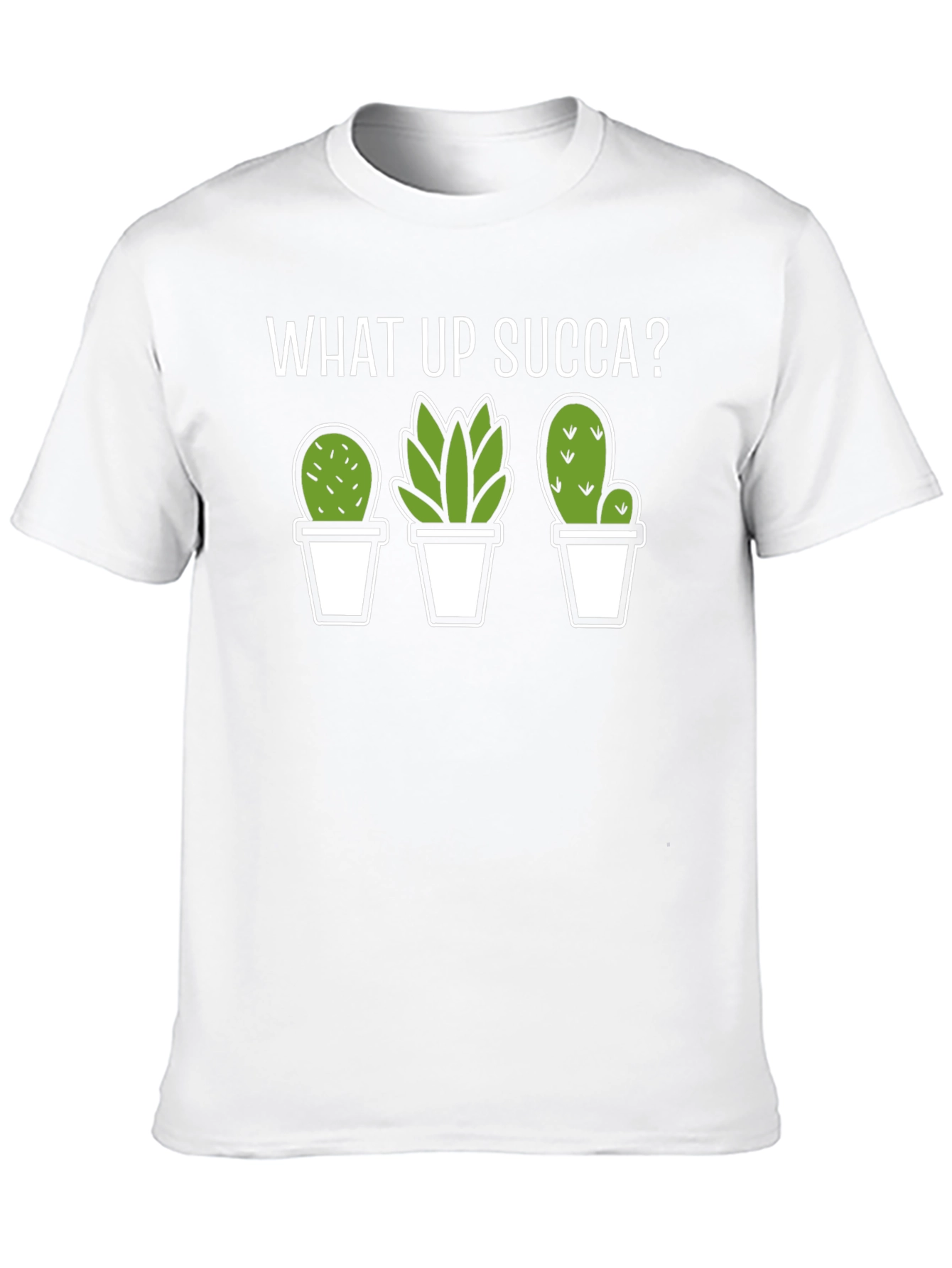 What Up Succa? Funny Cactus T-Shirt