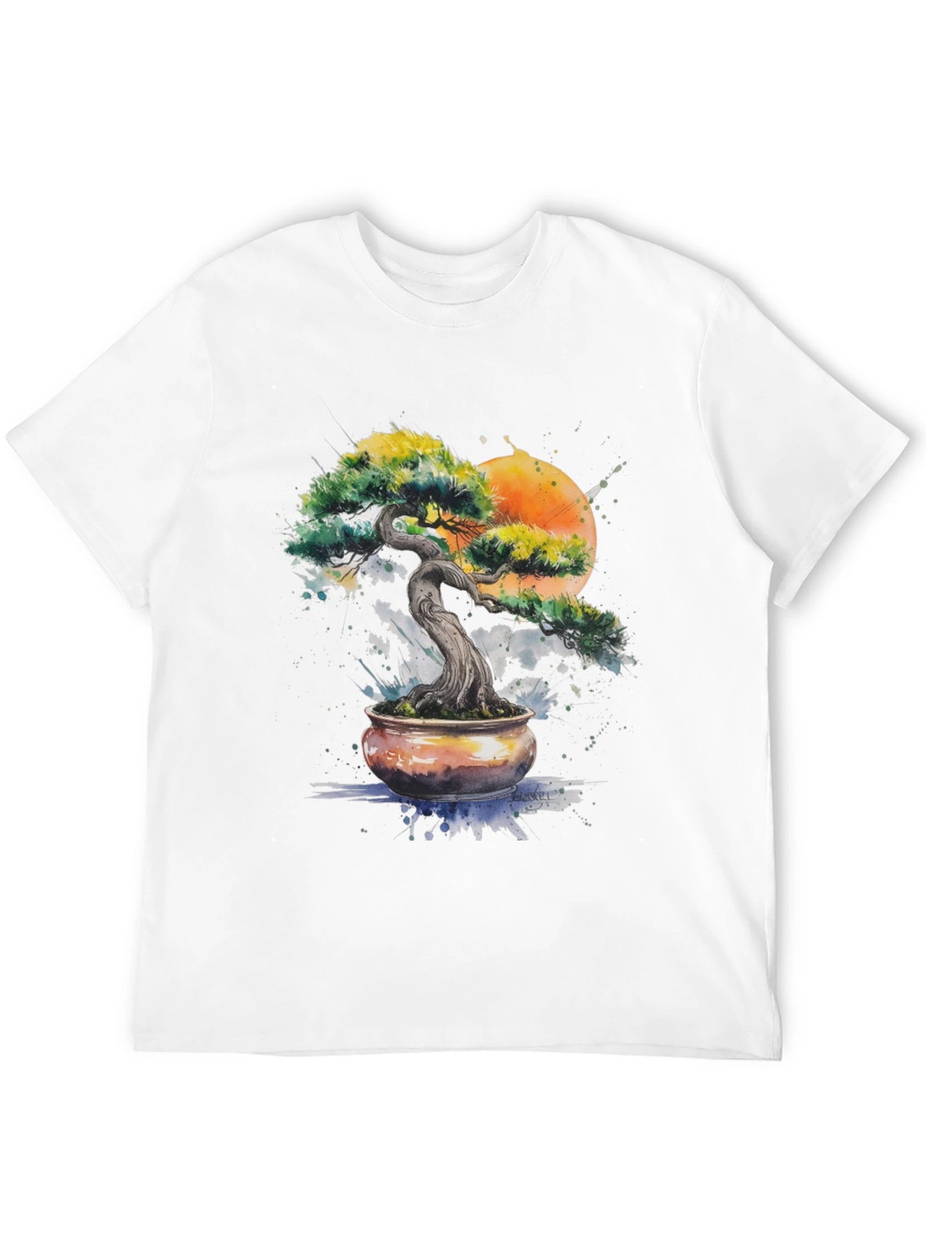 Bonsai Tree Art Graphic T-Shirt