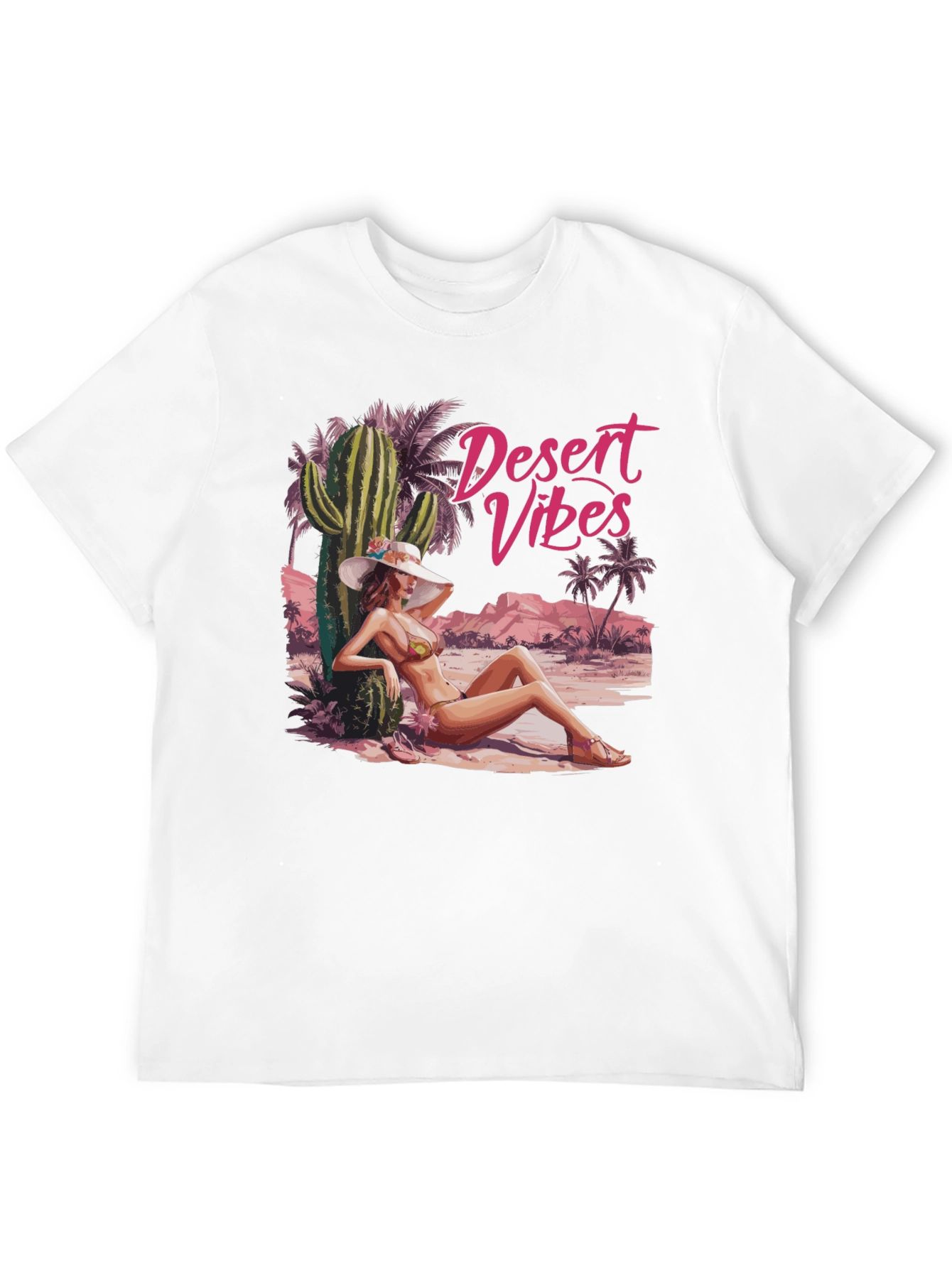 Desert Vibes T-Shirt - Black Graphic Tee