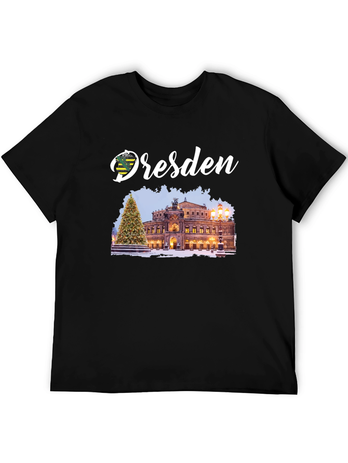 Dresden Germany T-Shirt: Semperoper Christmas