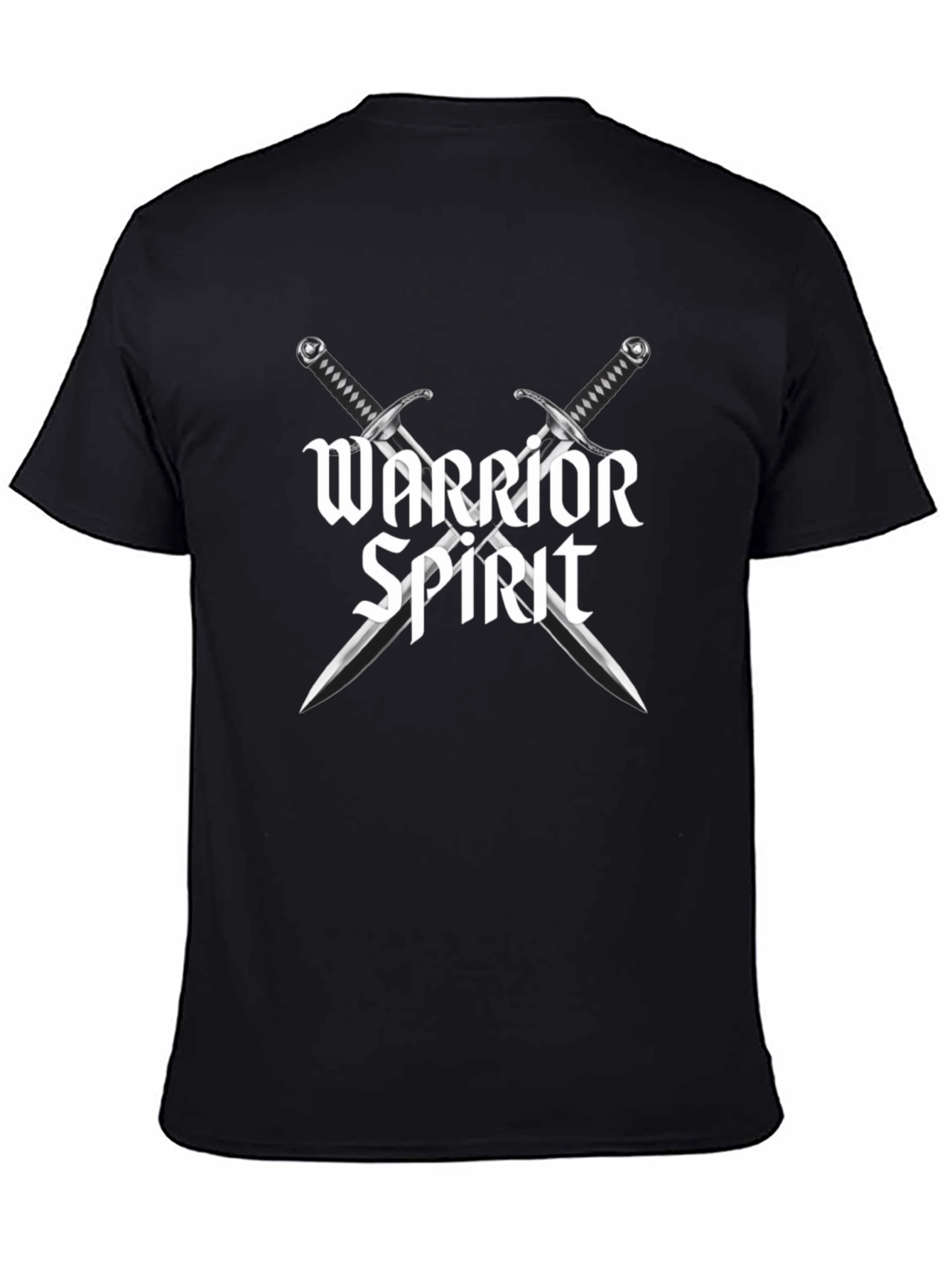Warrior Spirit Graphic T-Shirt - Black